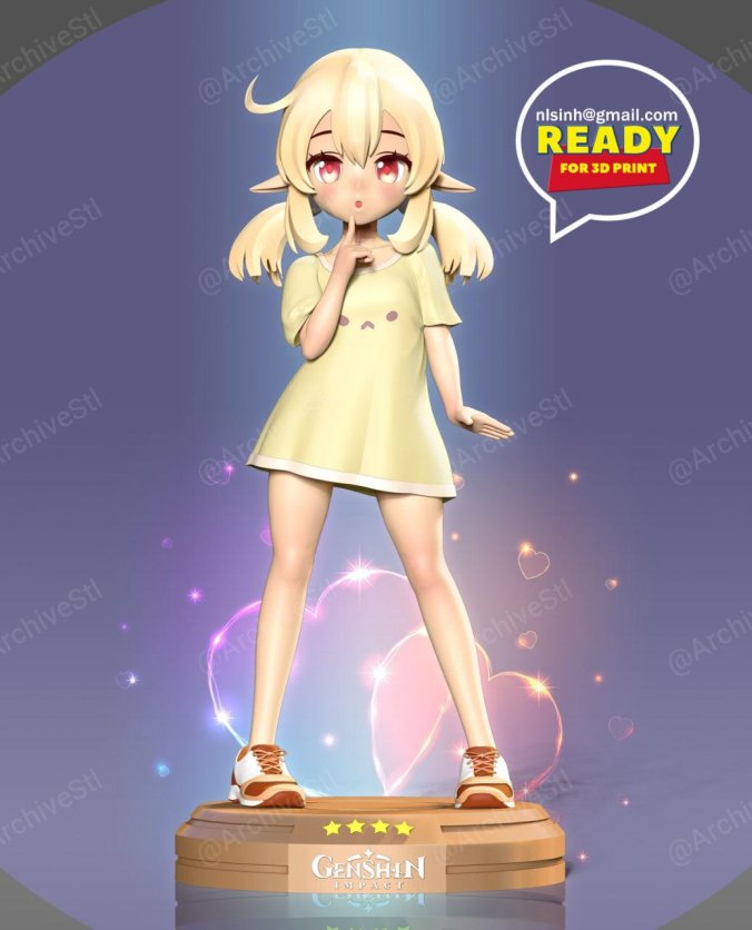 原神(Genshin Impact) 可莉 3D打印图纸